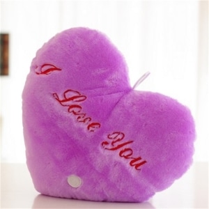 Purple I Love You Pillow Plush Valentine's Day Age range: > 3 years