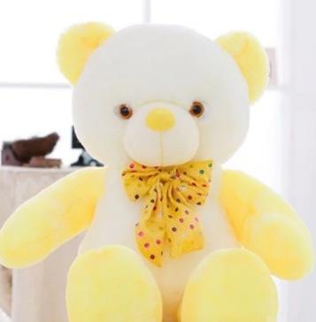 Yellow Bear Plush Kawaii Plush Bear Plush Animals Materials: Cotton