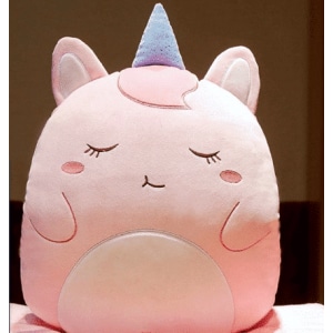 Pink unicorn pillow plush Fantastic unicorn plush Age range: > 3 years