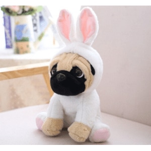 Dog plush in rabbit costume Dog plush Animals 87aa0330980ddad2f9e66f: 20cm