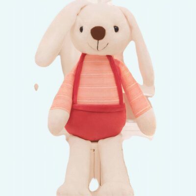 Rabbit plush pink outfit Rabbit plush Animals Age range: > 3 years