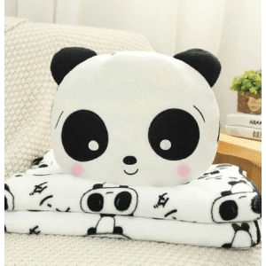 Shy panda plush with blanket Panda plush Animals Age range: > 3 years