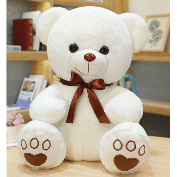 White Teddy Bear Plush Animal Plush 87aa0330980ddad2f9e66f: 35cm|50cm|60cm