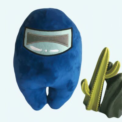 Peluche Among Us bleue trop cool Peluche Among Us Peluche Jeu Vidéo 87aa0330980ddad2f9e66f: 20cm