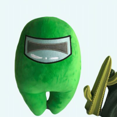 Peluche Among Us verte trop cool Peluche Among Us Peluche Jeu Vidéo 87aa0330980ddad2f9e66f: 20cm