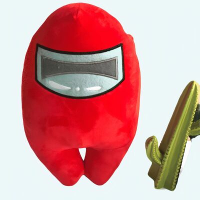 Peluche Among Us rouge trop cool Peluche Among Us Peluche Jeu Vidéo 87aa0330980ddad2f9e66f: 20cm