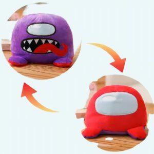 Among Us Reversible Purple Plush Red Plush Video Game 87aa0330980ddad2f9e66f: 15cm