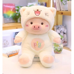 Plush Pig in Cat's Clothing Plush Pig Animal 87aa0330980ddad2f9e66f: 30cm|45cm|60cm