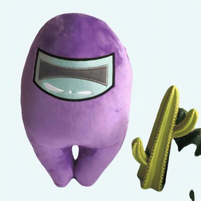 Peluche Among Us violette trop cool Peluche Among Us Peluche Jeu Vidéo 87aa0330980ddad2f9e66f: 20cm