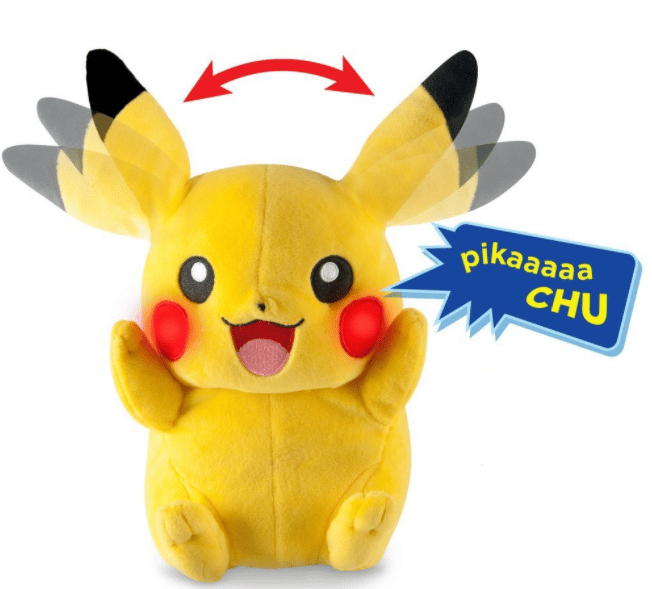 Pikachu en peluche qui crie et bouge