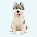 Cute wolf plush Material: Cotton