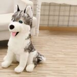 Cute wolf plush Material: Cotton