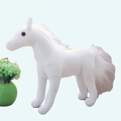 Cute Zebra Plush Horse Material: Cotton