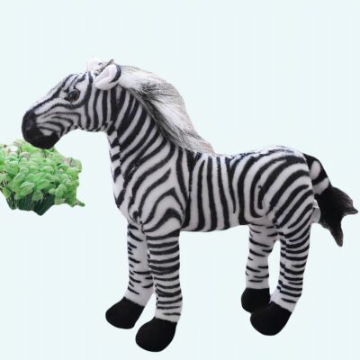 Peluche Zèbre adorable Peluche Cheval Matériaux: Coton