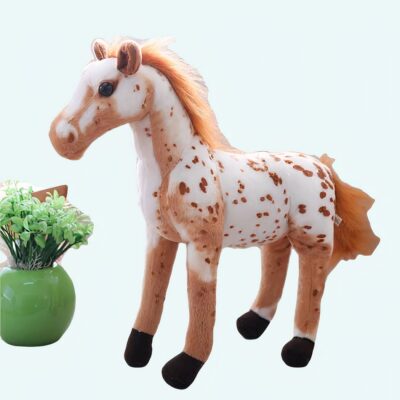 Cute Zebra Plush Horse Material: Cotton