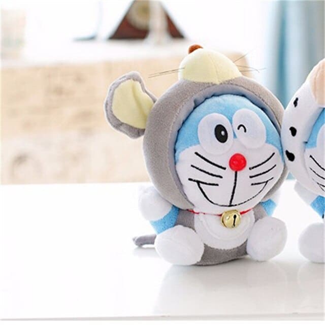 Peluche Doraemon déguisée en dragon Peluche Animaux Peluche Chat Matériaux: Coton