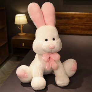 Giant sitting white rabbit plush Material: Cotton