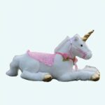 Grande peluche licorne cheval blanc Peluche Cheval Matériaux: Coton