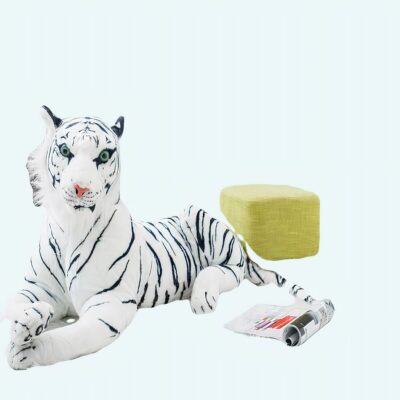 Large white tiger plush Material: Cotton