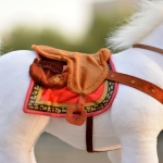 Maximus horse plush from Rapunzel Plush Horse Materials: Cotton