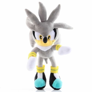 Silver the Hedgehog Sonic Plush Material: Cotton