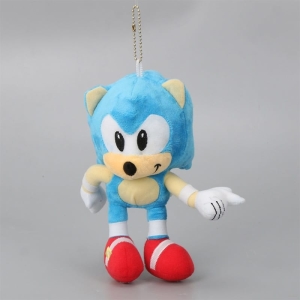 Sonic Hedgehog Keychain Plush Sonic Plush Material: Cotton