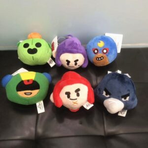 Keychain Leon Brawl Stars Plush Brawl Stars Plush Video Game a7796c561c033735a2eb6c: Green