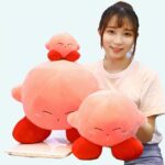 Cute Kirby Head Down Plush Video Game Kirby Plush Material: Cotton