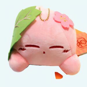 Kirby plush in green leaf Video game plush Kirby plush Material: Cotton