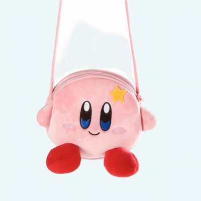 Kirby Plush Video Game Shoulder Bag Kirby Plush Backpack Material: Cotton