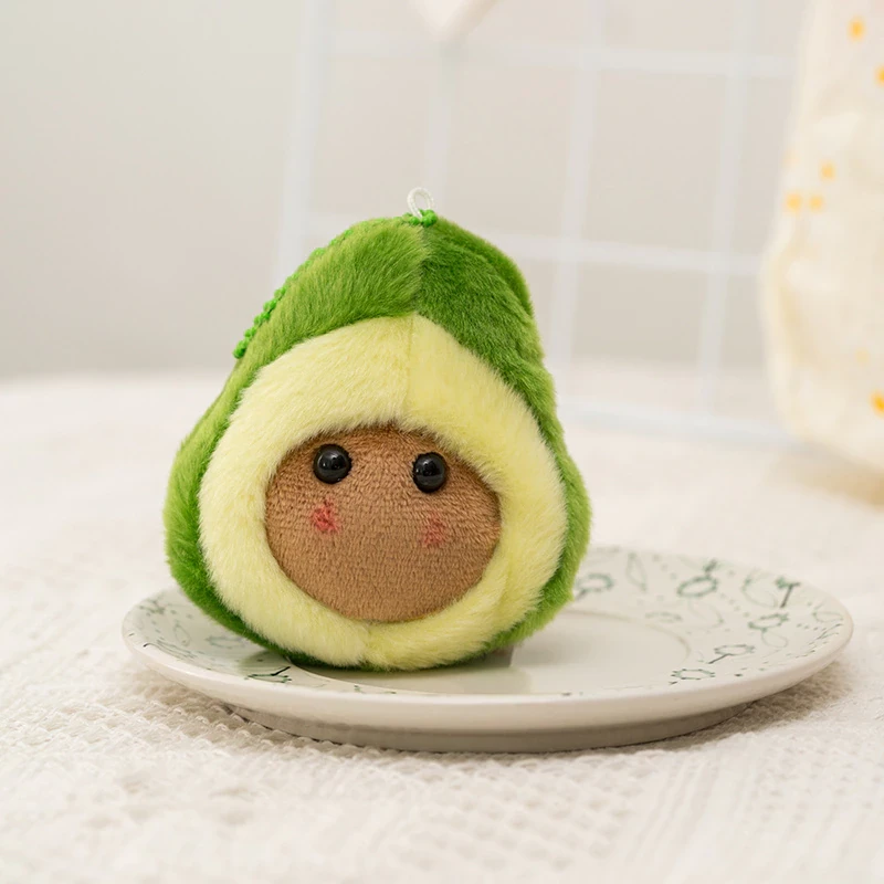 Indoor avocado plush that can be disassembled into a plate
