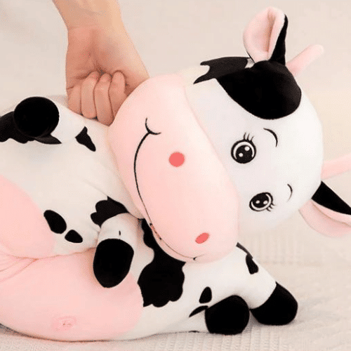 GIANT Spotted Cow Plush Animal Plush a7796c561c033735a2eb6c: White