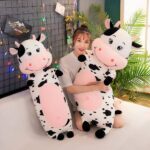 Creative Plush Cow Pillow 70-100cm, Soft Plush Toys, Cartoon Animal, Cattle Doll, Bedroom Sleeping Pillow Uncategorized a75a4f63997cee053ca7f1: 100cm|70cm
