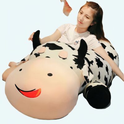 Cute stuffed animal toys, lying cow, sleeping pillow, nice gifts for kids, baby girls, giant size, 80-120 cm, Uncategorized a75a4f63997cee053ca7f1: 100cm|120cm|80cm