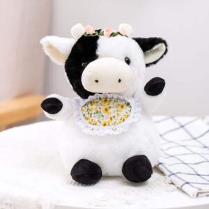 Peluche vache Gentleman Peluche Animaux Peluche Vache a7796c561c033735a2eb6c: Blanc|Noir