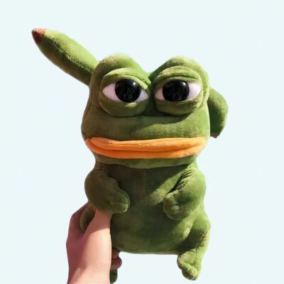 Pokemon Pikachu Kawaii Cartoon Keychain, Kids Plush Toys, Cosplay Spoof Sad Pepe Frog, Cute Room Decor, Plush Dolls Uncategorized a75a4f63997cee053ca7f1: 23cm