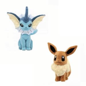 Pack de peluche Pokemon Evoli 20cm + Aquali toute douce Peluche Pokemon Peluche Evoli 87aa0330980ddad2f9e66f: 20cm