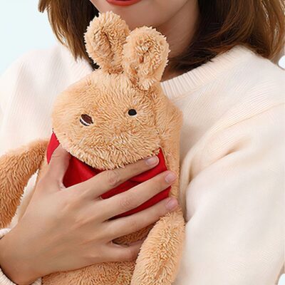Cute animal shaped rubber water heater bag, winter warm plush, hot water bottle by Injection Uncategorized a7796c561c033735a2eb6c: Blue|Red|White bear
