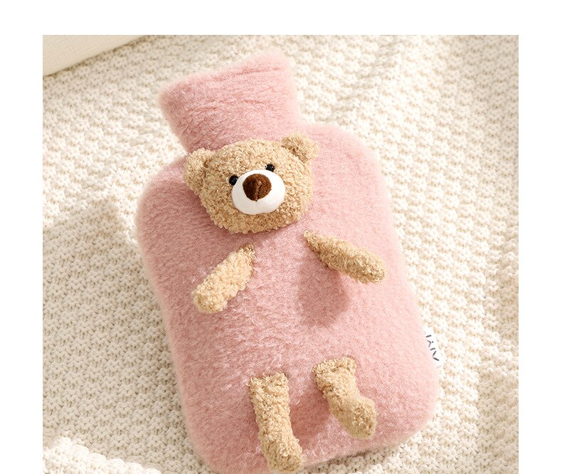 Recyclable PVC Hot Water Bag, Cute Teddy Bear, Portable Hot Water Bottle, Winter Warmth Uncategorized cb5feb1b7314637725a2e7: 1000 brwon rabbit|1000 pink bear|1000 purple bear|500 brwon rabbit|500 pink bear|500 purple bear