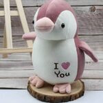 I love you penguin plush Color: Pink