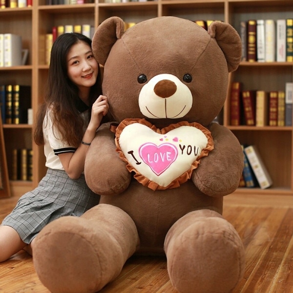 I Love You Plush Bear Valentine's Day a7796c561c033735a2eb6c: Beige|White|Brown|Pink