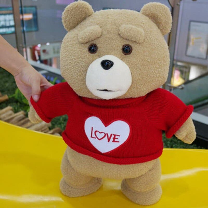 Teddy Bear with suit plush Valentine's Day a7796c561c033735a2eb6c: Beige|Black