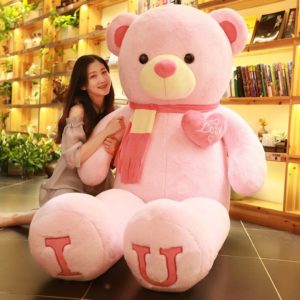 Teddy bear with t-shirt “Love” Valentine's Day plush a7796c561c033735a2eb6c: Brown|Black|Pink|Red