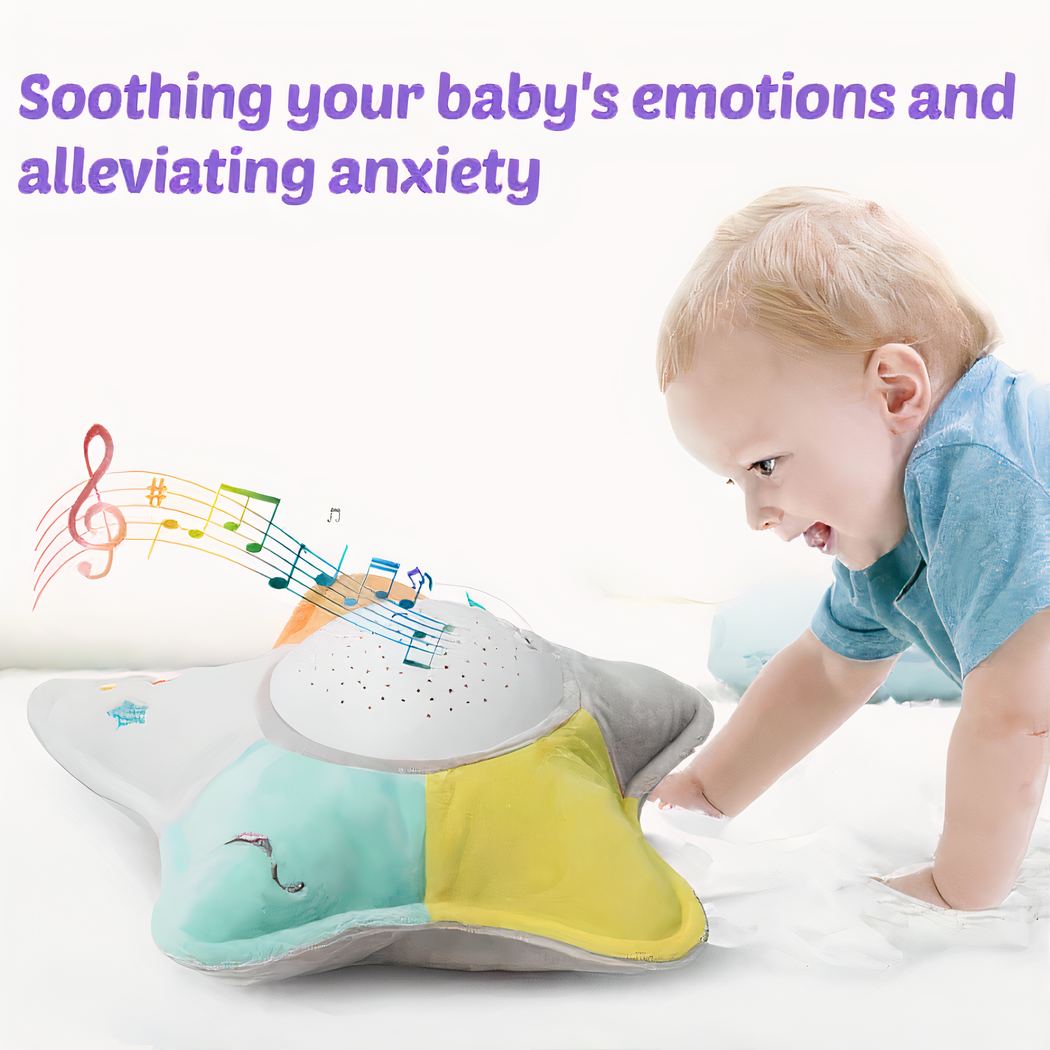 Nightlight Smiling Star Plush Fantastic Plush Musical a7796c561c033735a2eb6c: Multicolored