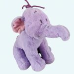 Disney plush toys for kids, 26cm teddy bear, luffy heffalpp doll, cute stuffed animals, purple elephant, kids toys, gifts Plush Elephant Plush Animals Material: Plush