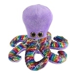 Octopus soft plush with sequins Animal Plush Octopus Material: Plush