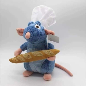 Ratatouille plush with a breadstick Disney plush Ratatouille plush Materials: Cotton