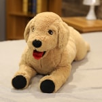 Cute dog plush toy for kids, labrador puppy, soft doll, lying down animal, pillow, toys, birthday present Plush Animals Dog a7796c561c033735a2eb6c: 35cm|75cm