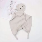 Lion cuddly toy in muslin and cotton 87aa0330980ddad2f9e66f: 30 cm