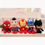 Marvel Avengers plush toys, 27cm, heroes, Spiderman, Captain America, Iron Man, movie dolls, christmas gifts for kids, new collection Disney Plush a7796c561c033735a2eb6c: Blue|Dark Blue|Yellow|Black|Red